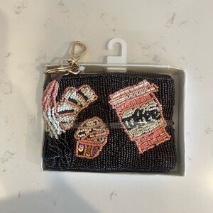 Beaded Coffee Wallet